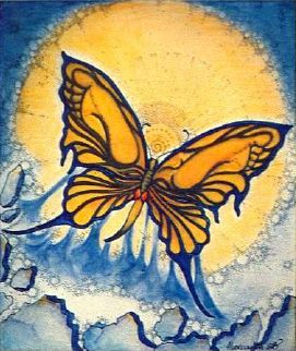 Les pieds libres - papillon